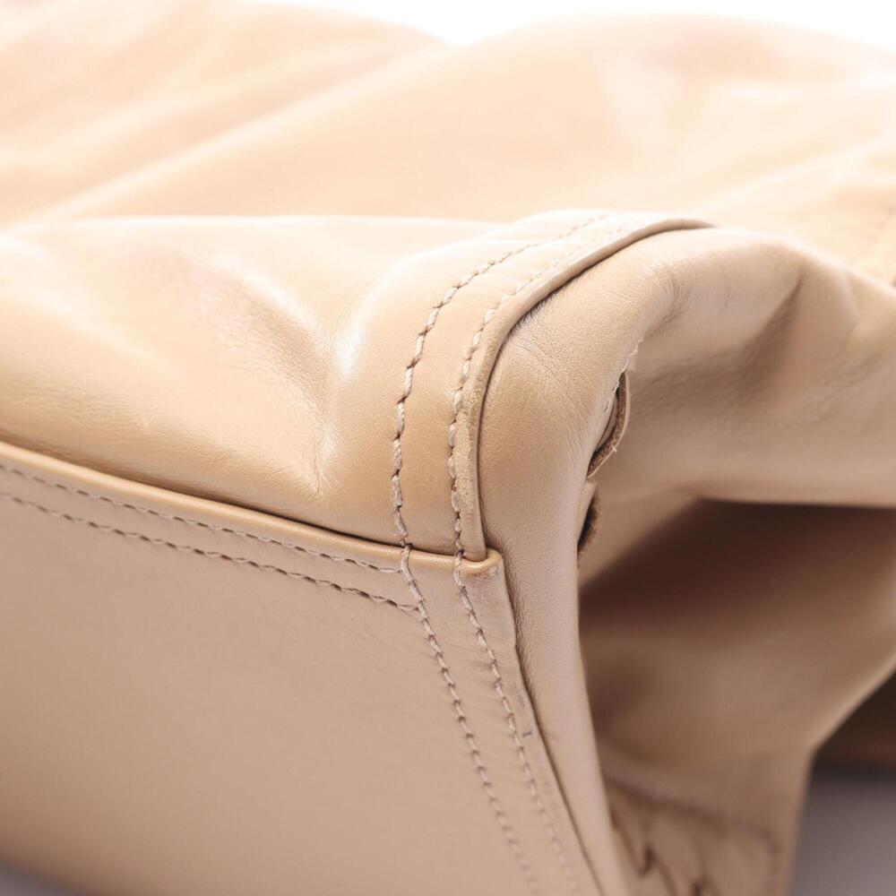 BOTTEGA VENETA Cream Leather Intrecciato Tote Bag - Picture 10 of 12